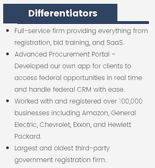 CAP Statement Differentiators - USFCR