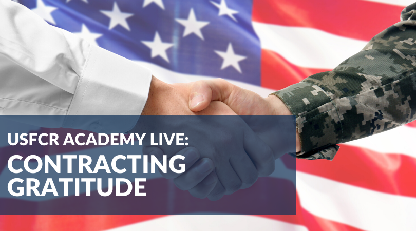 USFCR Academy Live: Contracting Gratitude