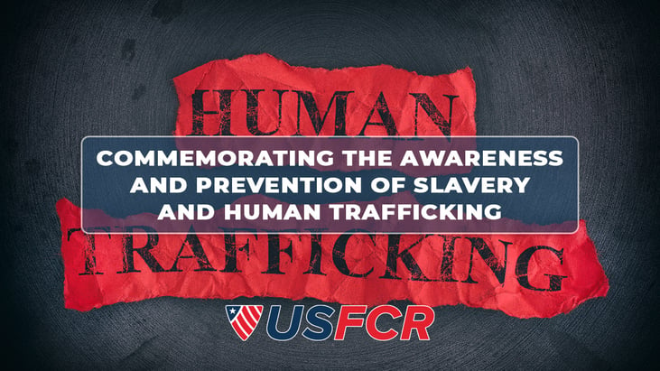 Commemorating the Awareness and Prevention of Slavery and Human Trafficking