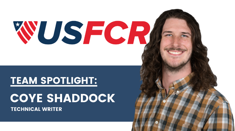 Coye Shaddock Team Spotlight -USFCR