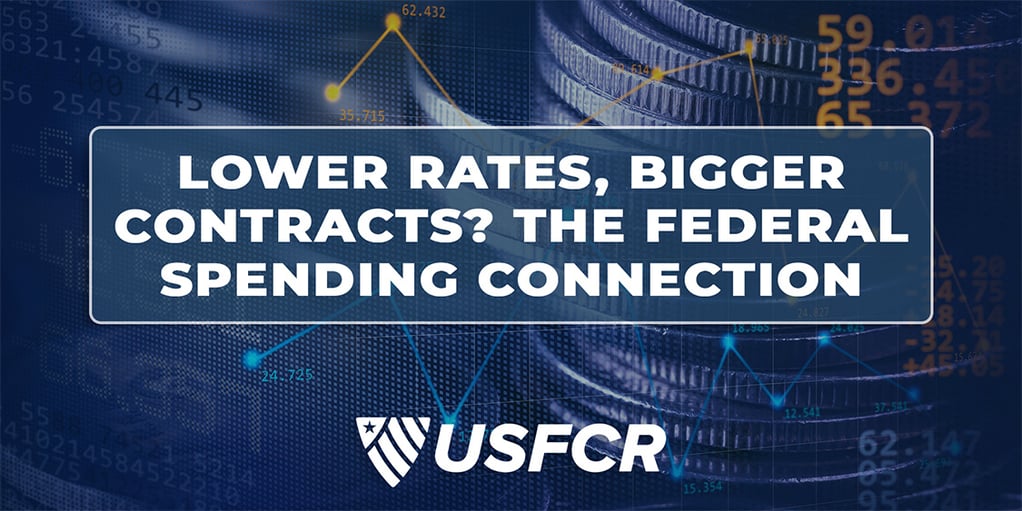 Lower Rates, Bigger Contracts? The Federal Spending Connection