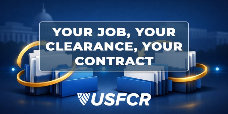 Your Job, Your Clearance, Your Contract